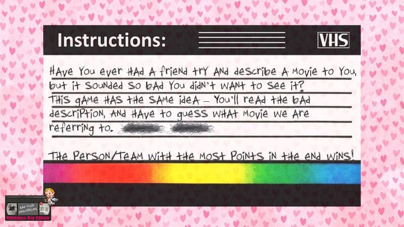 Bad Movie Descriptions Valentine Edition